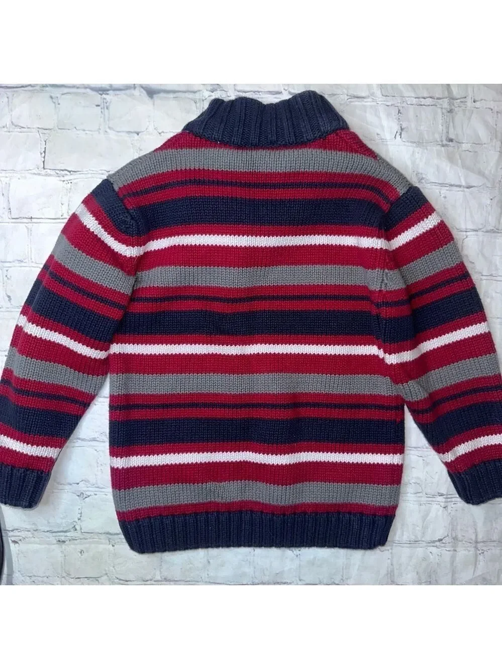 NWOT Kids Small (5/6) Gymboree 1/4 Zip LS Pullover Sweater
